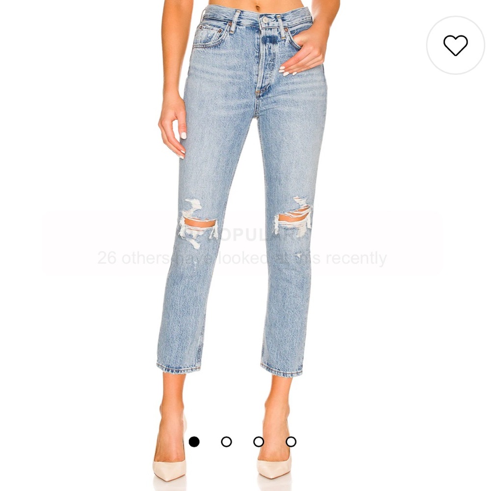 NWT | AGOLDE | Riley High Rise Straight | 31